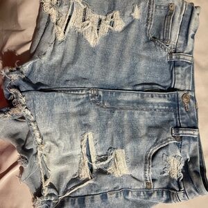 Denim shorts
